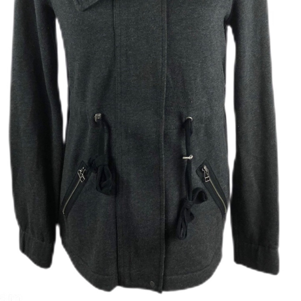 Ann Taylor Loft Lounge Gray Terry Cardigan - Picture 3 of 8